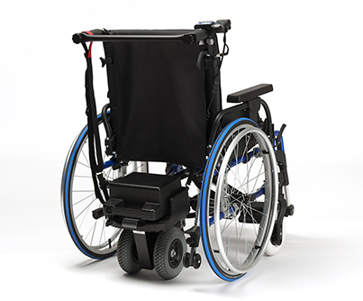 Aux. motor manual wheelchair